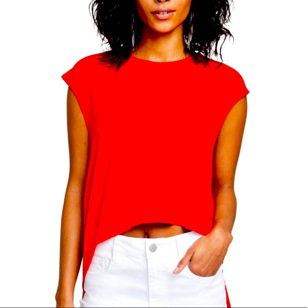 Rachel Rachel Roy Hi-Low Sleeveless Daytime Blouse
